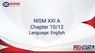 NISM XXI A  Chapter 1012  English [upl. by Rapsac]