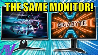 Aorus FI32U VS Gigabyte M32U WHATS THE DIFFERENCE [upl. by Ahseken83]