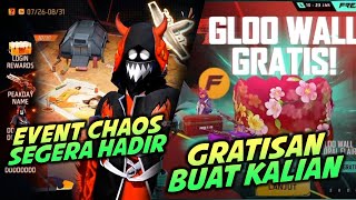 MASUK DULUAN EVENT CHAOS BISA DESAIN SENDIRI BUNDLE FF KALIAN DI INGAME GLOWALL GRATIS NIH [upl. by Yeliak]