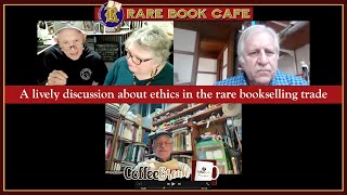 🔴 Rare Book Cafe COFFEE BREAK No 81 A lively discussion about ethics in the rare bookselling trade [upl. by Novy572]