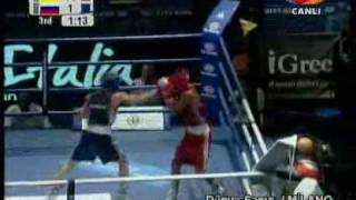 Vasyl Lomachenko vs Sergey Vodopiyanov  World Boxing Championships Milan 2009 Final 57 kg Part 2 [upl. by Arem]