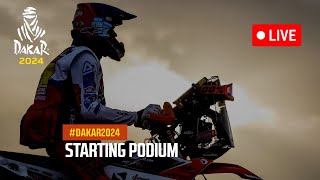 Starting Podium  Dakar 2024 [upl. by Aehcsrop42]