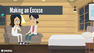 English Conversation Lesson 13 Making an Excuse [upl. by Ayad]