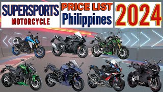 Super Sports Motorcycles Price list in Philippines 2024 [upl. by Ernestine668]