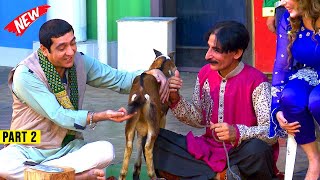 Eid Special Part 2  Zafri Khan and Khushboo  Iftikhar Thakur  Tariq Teddy  New Stage Drama 2022 [upl. by Ellicec524]