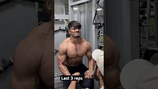 Last 3 reps youtube youtubeshorts gym [upl. by Tnahsarp790]