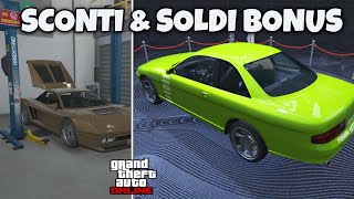 SCONTI E SOLDI BONUS SU GTA ONLINE AGGIORNAMENTO SETTIMANALE [upl. by Berty]