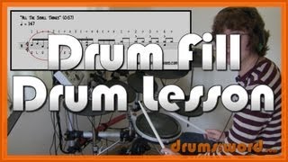 ★ All The Small Things Blink 182 ★ Drum Lesson  How To Play Drum Fill Travis Barker [upl. by Intruoc]