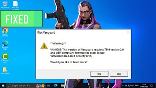 How to Fix VAN9005 Valorant Error on Windows 1011 FIXED [upl. by Eineeuq]