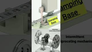 Type of intermittent reciprocating mechanism and auto metal scraping automobile shorts scraping [upl. by Rowell73]