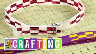 How to Craft a Duct Tape Woven Belt [upl. by Alyac354]