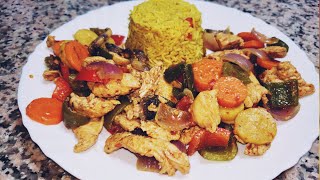 Nandos Cataplana Recipe  Nandos Rice  NMFood [upl. by Dnalyr864]