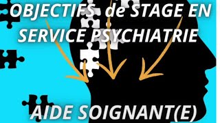 LES OBJECTIFS DE STAGE AIDE SOIGNANTE EN SERVICE GÉRIATRIEmodule4 [upl. by Biancha]