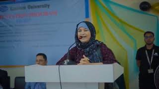 Speech of Prof Dr Nova Ahmed ECE Dept NSU  Orientation Program Fall 2022  Eastern University [upl. by Hoagland]