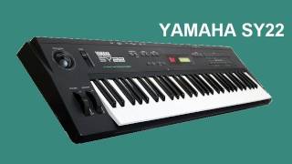 YAMAHA SY22 Vector Synthesizer 1990  HQ DEMO [upl. by Aikcin]