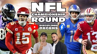 NFL CHAMPIONSHIP ROUND PREVIEW [upl. by Arihsa995]