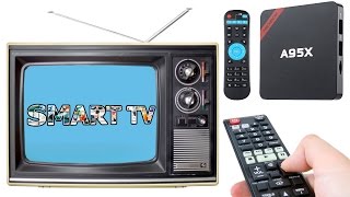 📡 SMART TV В СТАРОМ ТЕЛЕВИЗОРЕ 📺 СМАРТ ТВ ПРИСТАВКА NEXBOX A95X ИЗ КИТАЯ [upl. by Ihsorih732]