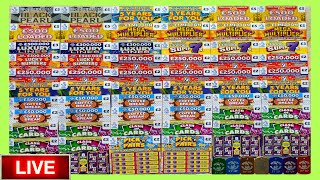 🔴LIVE🔴 NEW amp OLD SCRATCH CARDS 💰💰 scratchcards livestream scratchcardsuk [upl. by Arjun]