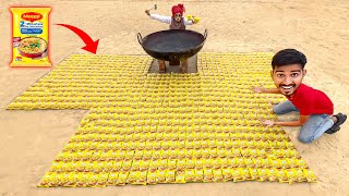 Cooking 1000 Maggi At Once 🍜 How much time Will it take [upl. by Ghiselin]