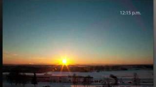 UAF  2010  Winter solstice in Fairbanks Alaska [upl. by Zasuwa539]