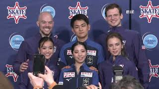 Pairs Free Skate Press Conference  2024 Skate America ISU Grand Prix [upl. by Auburta]