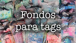 🌟 4 TIPOS de FONDOS para MIXED MEDIA 🤩 FÁCIL y RÁPIDO [upl. by Stilu633]