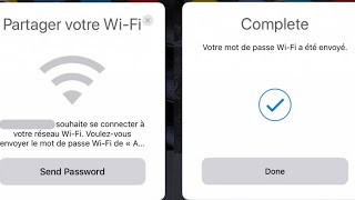 Comment partager un mot de passe wifi entre deux appareils [upl. by Magbie]