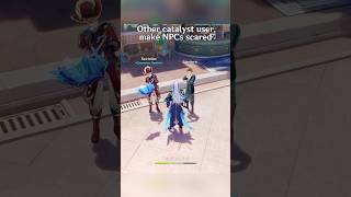 How NPCs React to Catalyst Users genshinimpact foryou nahida hutao fyp [upl. by Anelis]