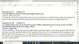 CS301P V IMPORTANT SUBJECTIVE TYPE FOR THE PREPARATION OF FINAL TERMB [upl. by Ylro]