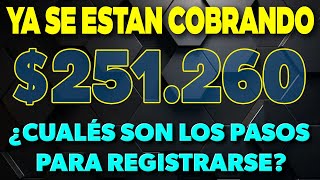 Ya se están COBRANDO los 251260 de ANSES ¿Cuáles son los pasos para registrarse ✅ [upl. by Ailema]