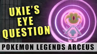 Pokémon Legends Arceus Uxies question how many eyes Trial of Lake Acuity Cavern [upl. by Tan]