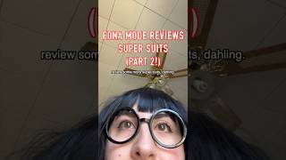 Edna Mode Reviews Marvel Super Suits ednamode incredibles disney marvel [upl. by Tnilf]