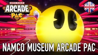 Namco Museum Arcade PAC  Switch  Announcement trailer English [upl. by Pirzada]