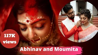 BEST BENGALI WEDDING 2021  Abhinav and Moumita  CINEMATIC FULL WEDDING Video  Sindoordaan 4K [upl. by Yadsnil]