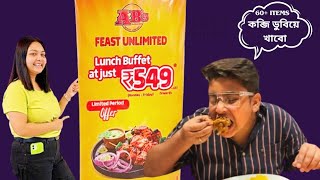 UNLIMITED BUFFETS AT JUST 549 60 ITEMS  LETS GO WITH TANIYA [upl. by Rekab]