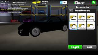 How to make HANS MAZDA RX7 in DRIVE WORLD [upl. by Natek494]