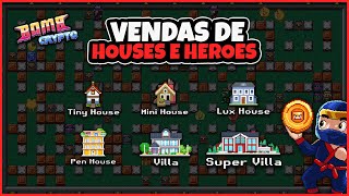 BOMBCRYPTO COMO COMPRAR E VENDER HOUSES E HEROES NA OPENSEA [upl. by Lurie]