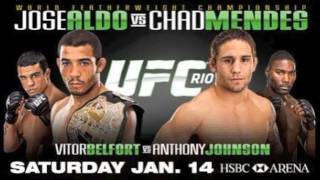 UFC 142 ALDO VS MENDES FULL FIGHT [upl. by Fantasia]