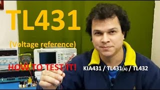 How to TEST TL431 Voltage Reference  TL431A TL432 KIA431 Shunt Regulator circuit [upl. by Pinckney]