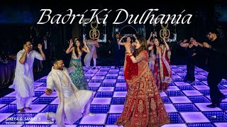 Badri Ki Dulhania  Shreya amp Samuels Wedding Dance Performance  Reception [upl. by Aniuqaoj]