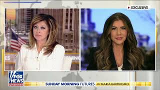 Gov Noem Discusses Border China and 2024 with Maria Bartiromo [upl. by Bratton524]