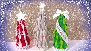 Tutorial alberi di Natale fai da te in feltro pannolenci  Felt Christmas tree [upl. by Ailaham333]