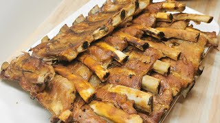 Zarte vom Knochen fallende Rippchen im Backofen zubereitet 😋 KalbsRippchen Spareribs [upl. by Kcirdorb]