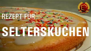 Blitzrezept zum Backen für Selterskuchen nach DDR Rezept  einfacher gehts nicht [upl. by Gard]