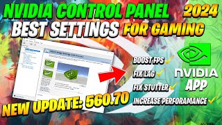 Nvidia Control Panel New update 56070 2024 FOR Best Setting Gaming [upl. by Edelson]