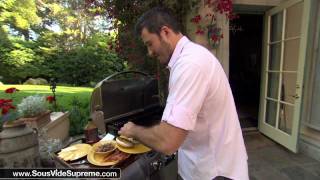 Sous Vide BBQ Burgers with Sharone Hakman [upl. by Artenak]