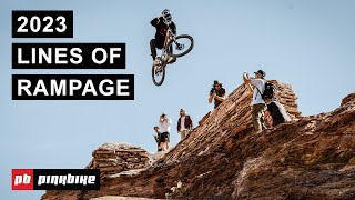 Checking Out All The GNARLY Lines From Red Bull Rampage 2023 [upl. by Seften]