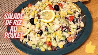 Salade de Riz au Poulet أروع سلاطة أرز [upl. by Sgninnej47]