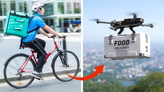 Drone Delivery Revolutionizes Food Industry [upl. by Georgia146]