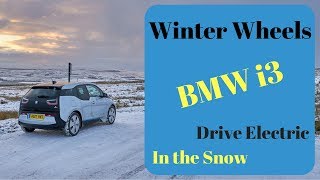 Snow and the BMW i3 with winter wheelstyres [upl. by Stelmach]